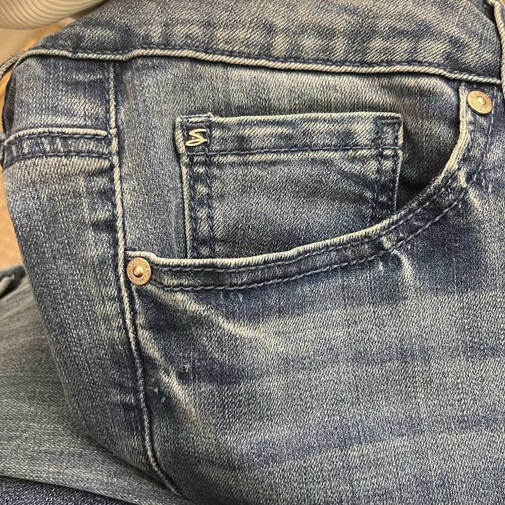 Seven7 High Rise Slim Straight Jeans - Picture 9 of 15